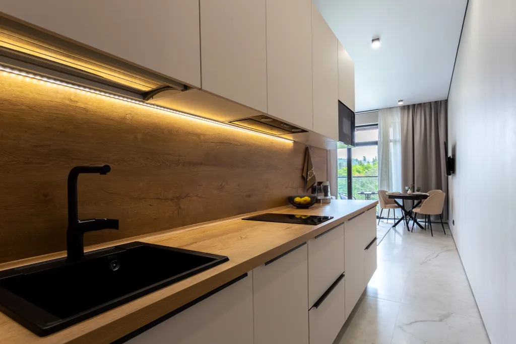 Стильная квартира с видом на горы