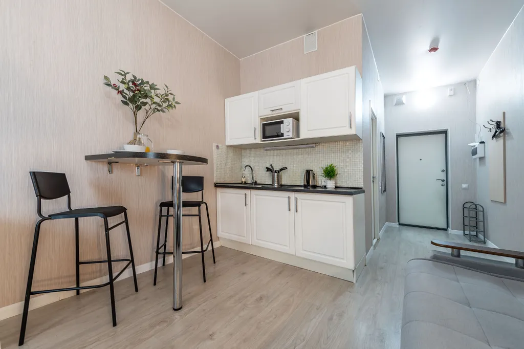 Квартира Квартира ApartMe Аэропорт уютная студия для 4 гостей — Санкт-Петербург