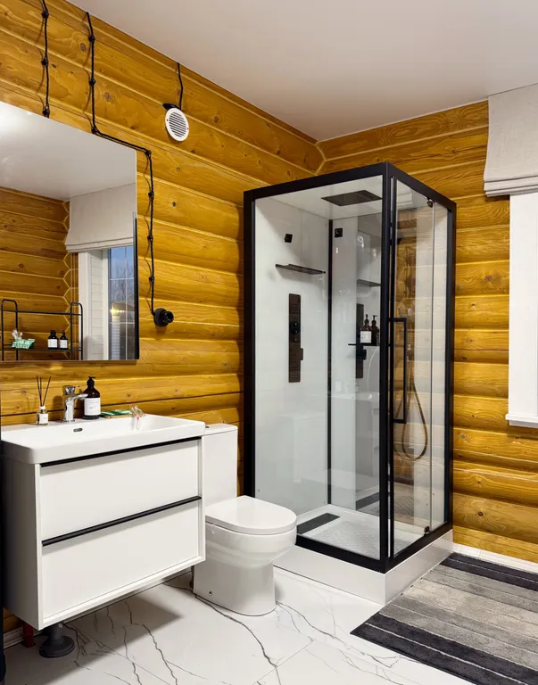 Дом с баней на берегу Москвы реки