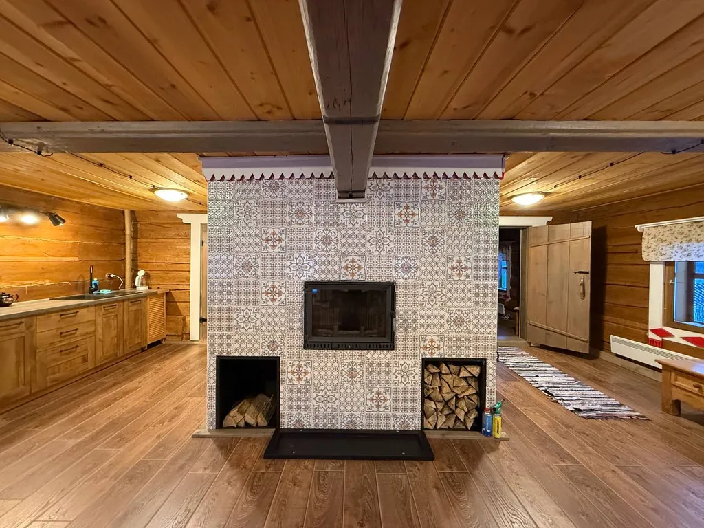 Дом ХIХ века с русской печью