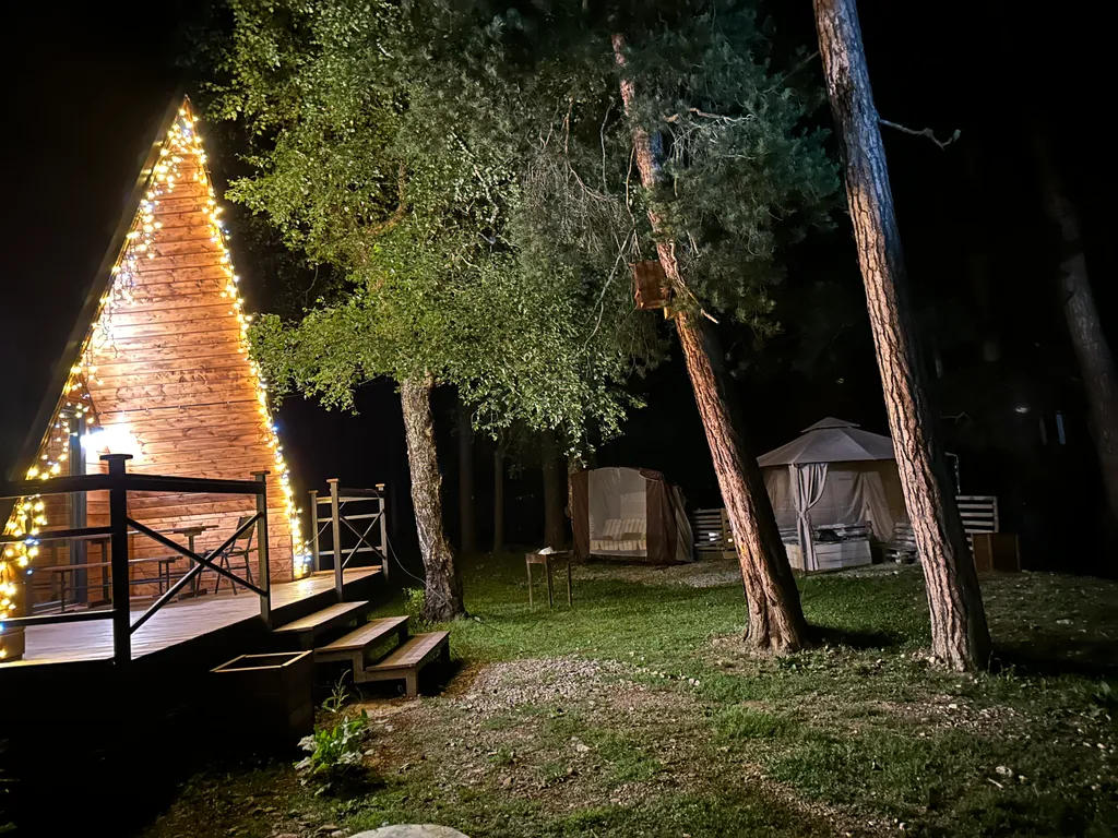 Коттедж Афрейм с видом на горы — Архыз