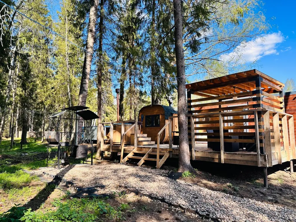 Коттедж Маленький домик в лесу на Живописной улице — аренда посуточно в Дмитров