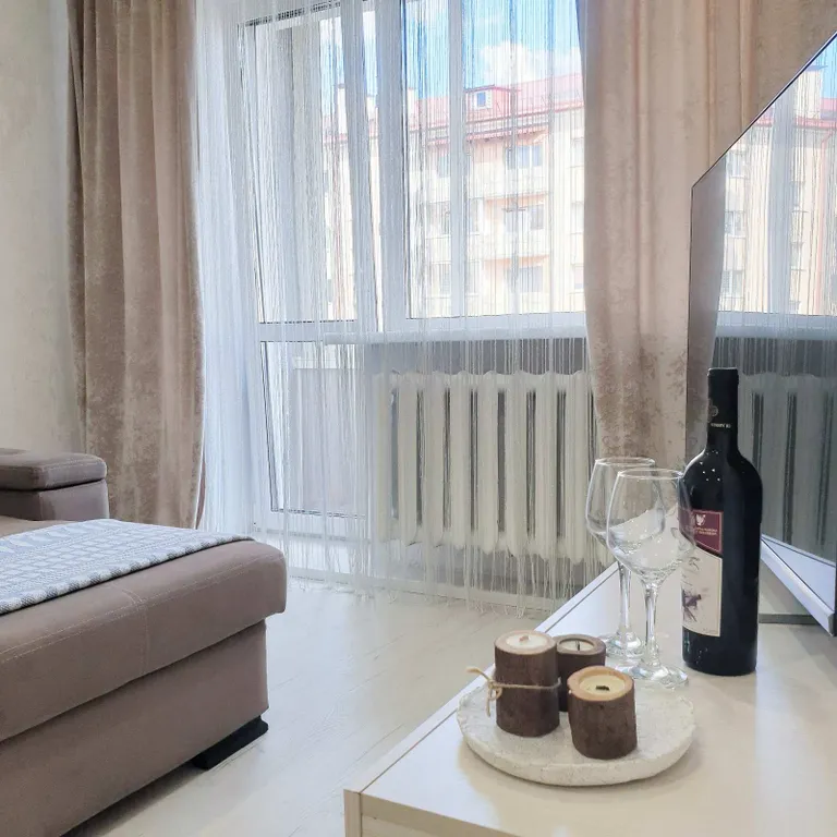 Светлая квартира на центральной улице города