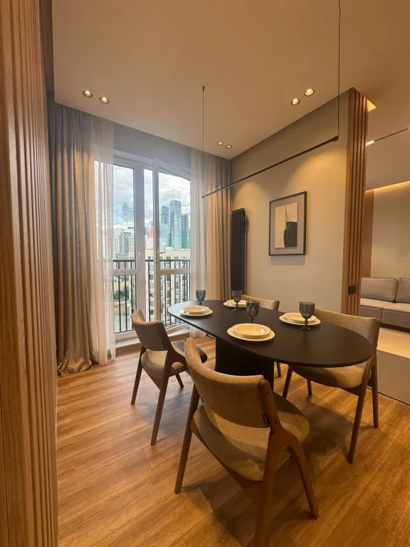 Респектабельный Люкс на самом высоком этаже с видом на Москва -Сити