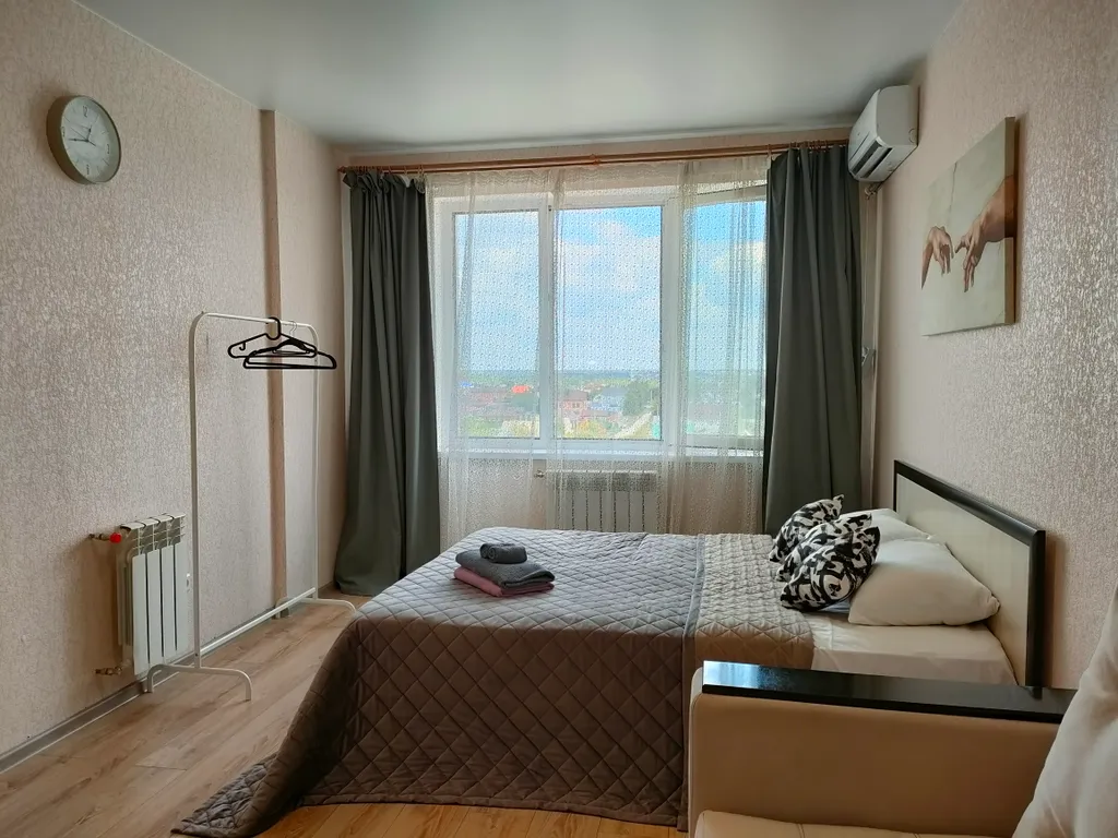 Новая квартира с ванной и кондиционером