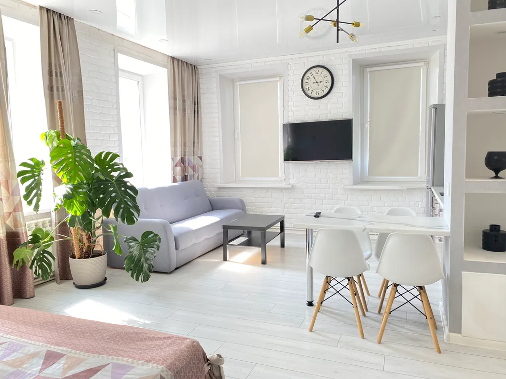 Квартира Красивая атмосферная студия — аренда посуточно в Коломна