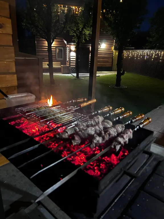 Дом с баней на дровах