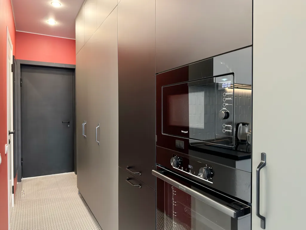 Квартира Квартира Дизайнерская студия для пары, вид на Москва-сити — Москва