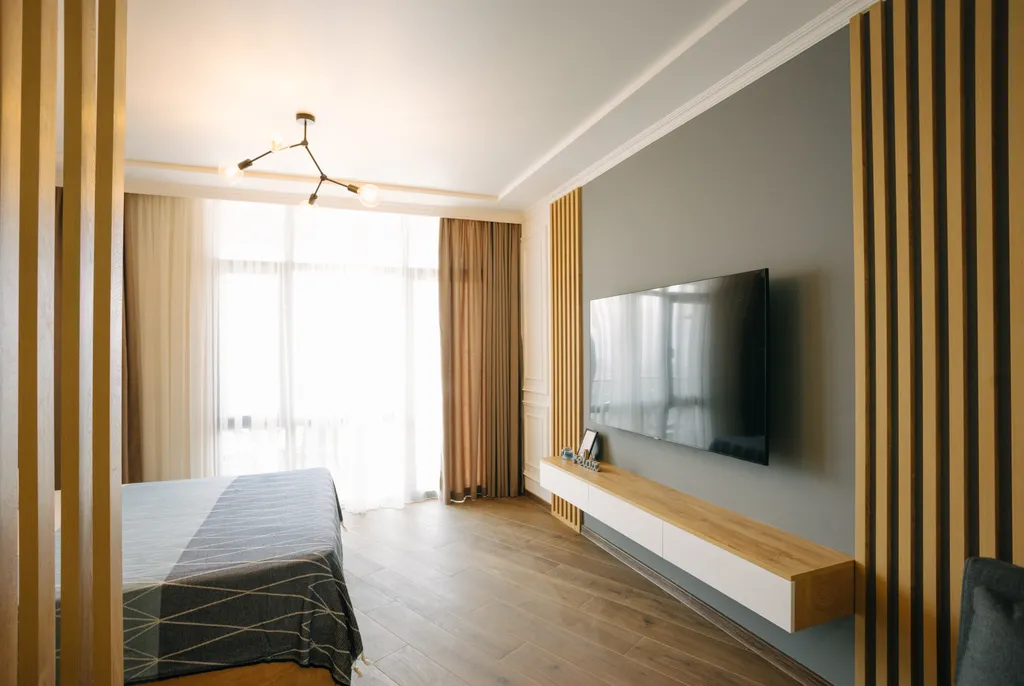 Уютная студия с видом на море, стадион и аллею Героев