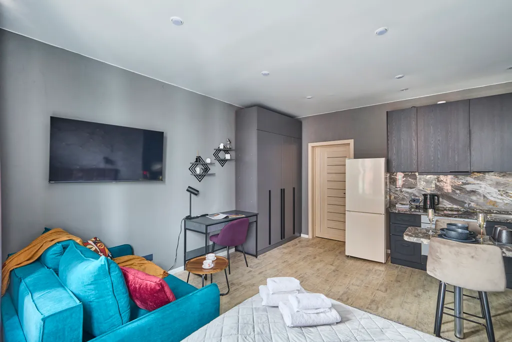 Квартира Квартира Апартамент Emerald Suite в ЖК Савёловский сити — Москва