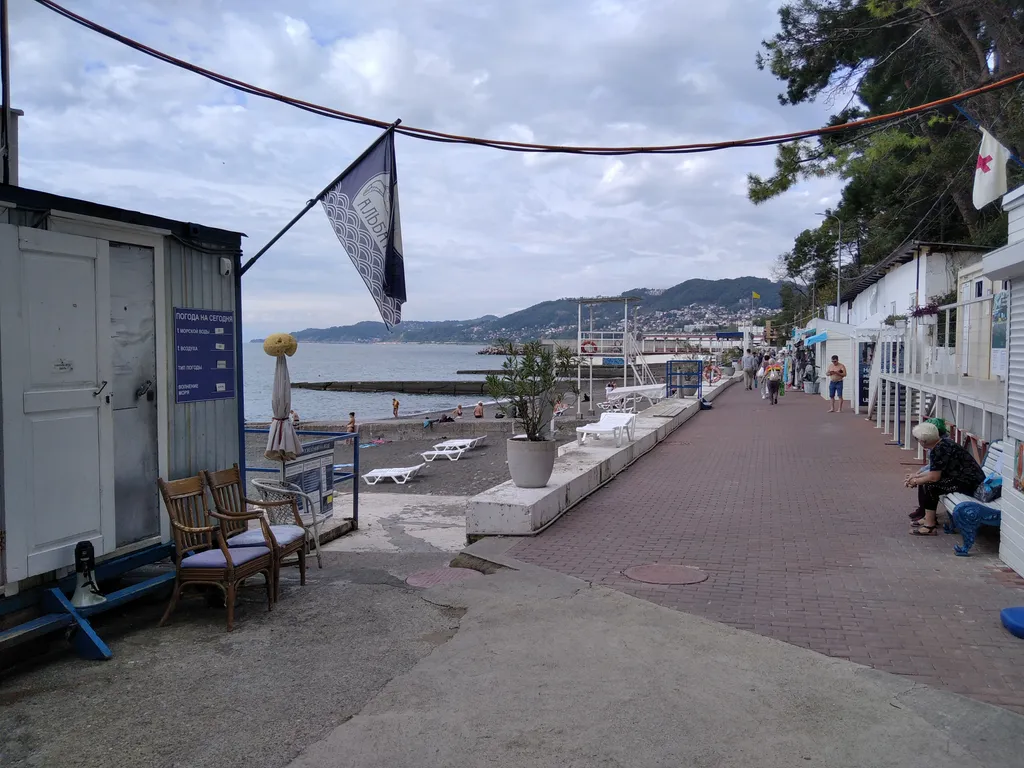 Тихая уютная квартира в центре у пляжа "Альбатрос"