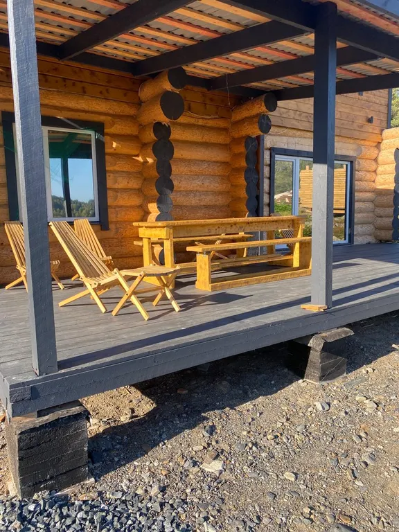 Новый дом из бревна