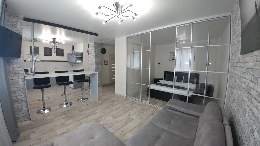 Квартира Комфортабельная студия с дизайнерским ремонтом в стиле Лофт — аренда посуточно в Ульяновск