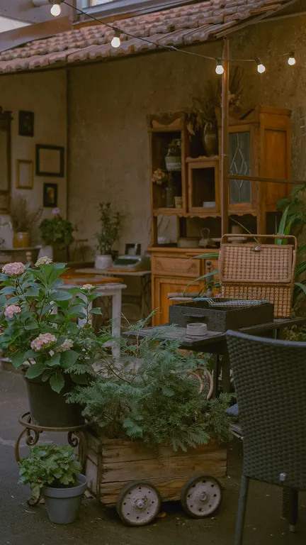 Старинный дом с двориком в центре