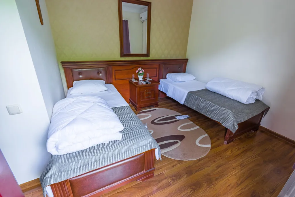 Двухместный Делюкс с 1 кроватью или 2 отдельными кроватями и балконом