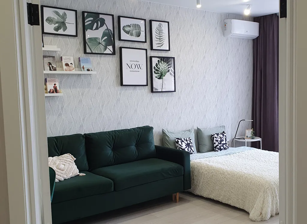 Стильная просторная уютная квартира с кондиционером и парковкой