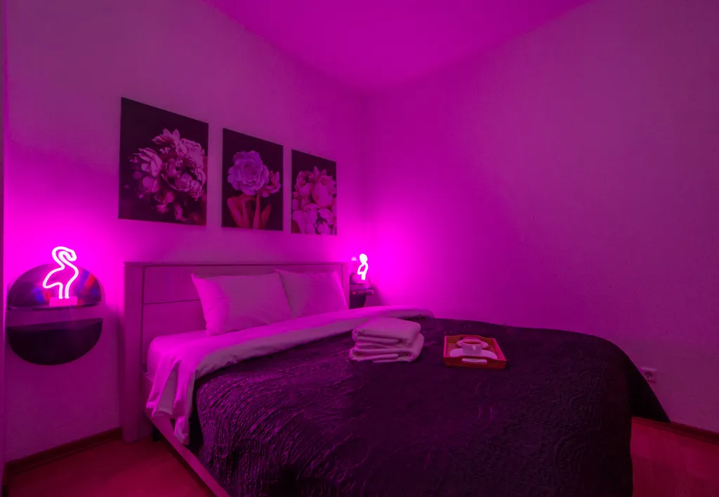 Бордовый закат в Чемпион-парк