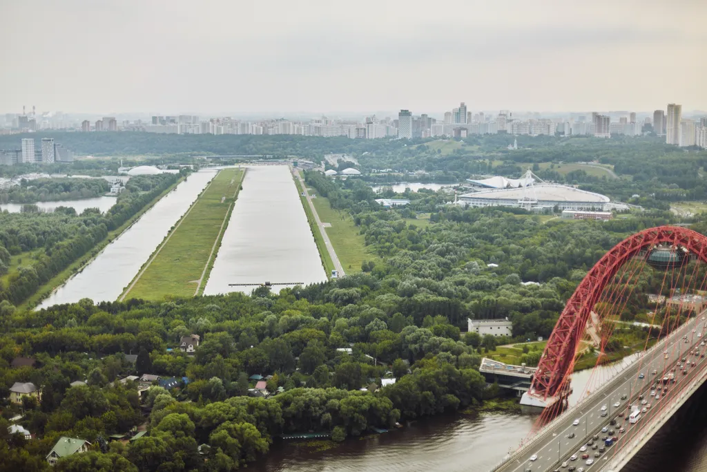 Квартира Квартира Тихая роскошь. 47 этаж, вид на гребной канал и Серебряный бор — Москва