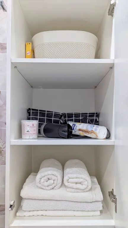 Светлая квартира c открытым балконом