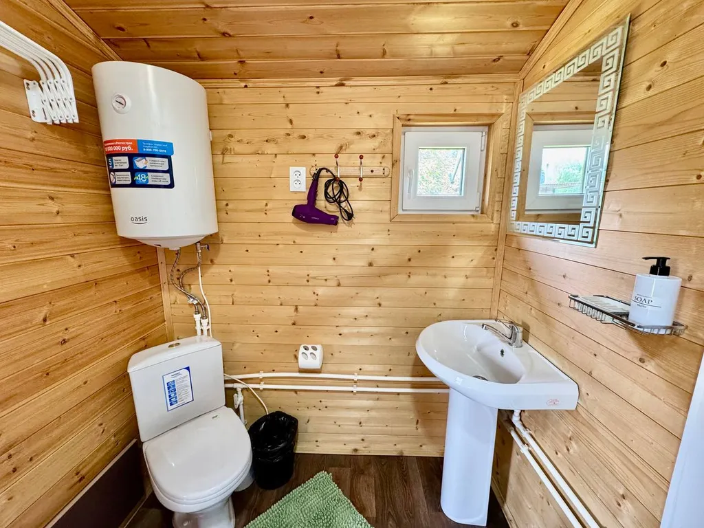 1-комнатный дом с двуспальной кроватью №1 и №4