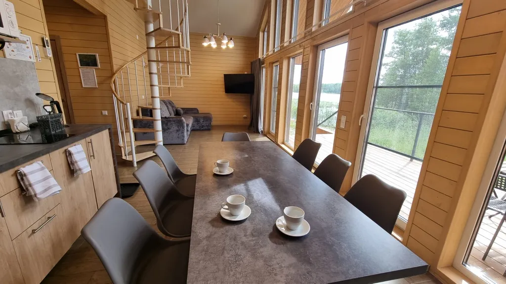 Коттедж Коттедж с видом на озеро — Приозерск