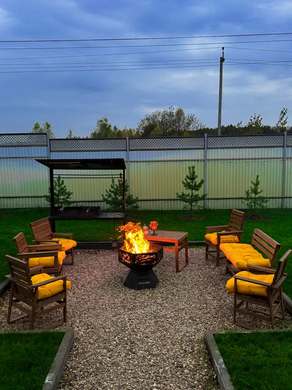 Дом с баней и чаном