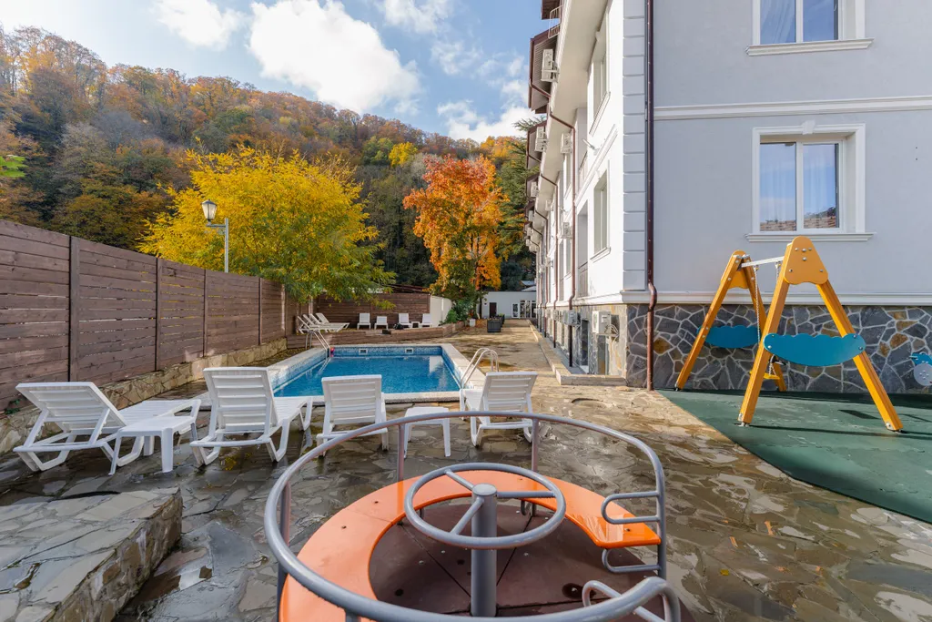 Студия Мацеста Грин с сауной и теплым бассейном