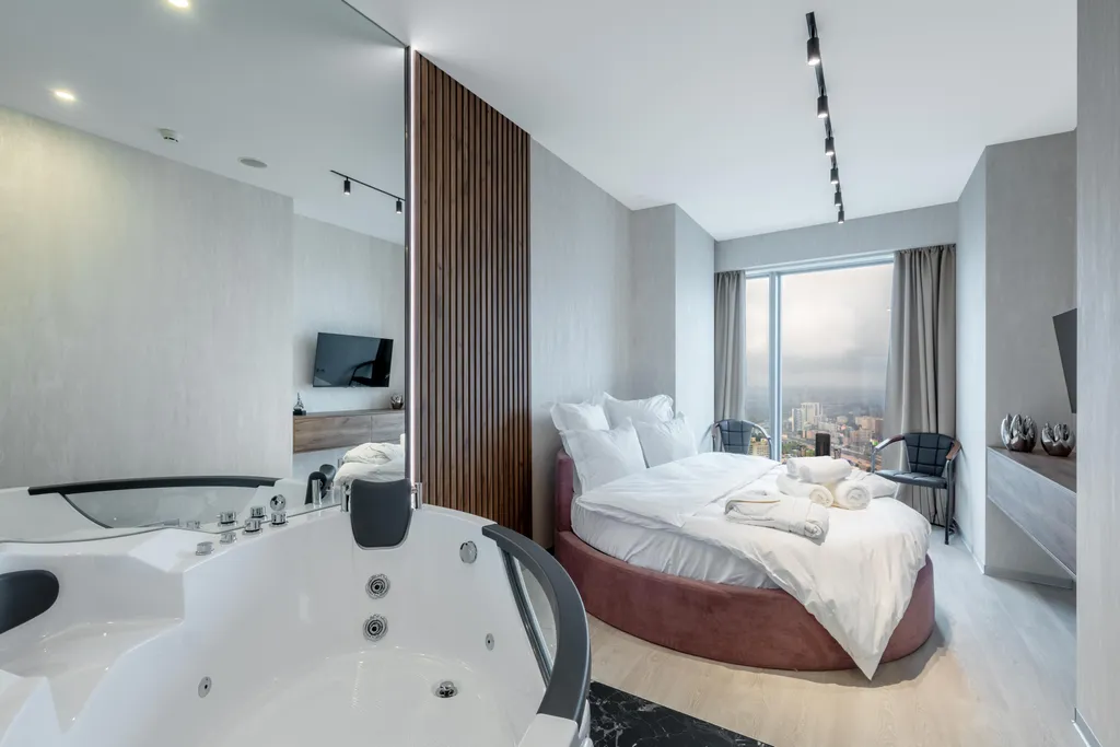 Квартира Квартира Студия с джакузи в башне Око, Москва-Сити — Москва