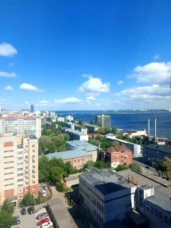 Квартира с видом на Волгу и город