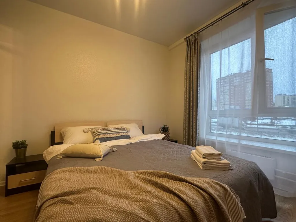 Просторная евродвушка в центре