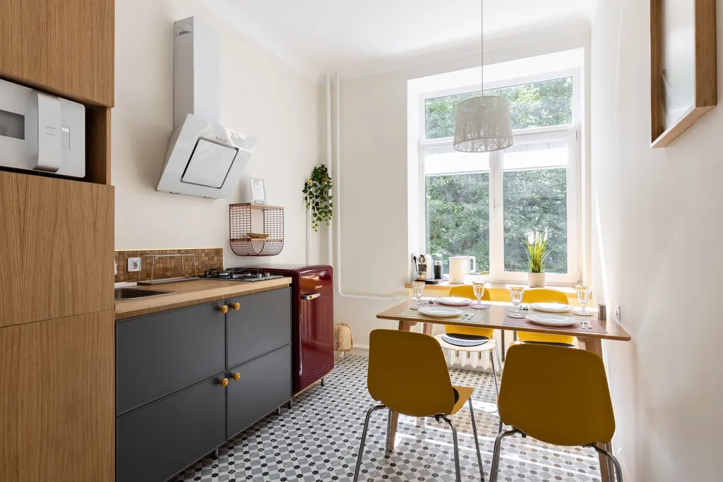 Квартира Атмосферная квартира в стиле mid century — Санкт-Петербург
