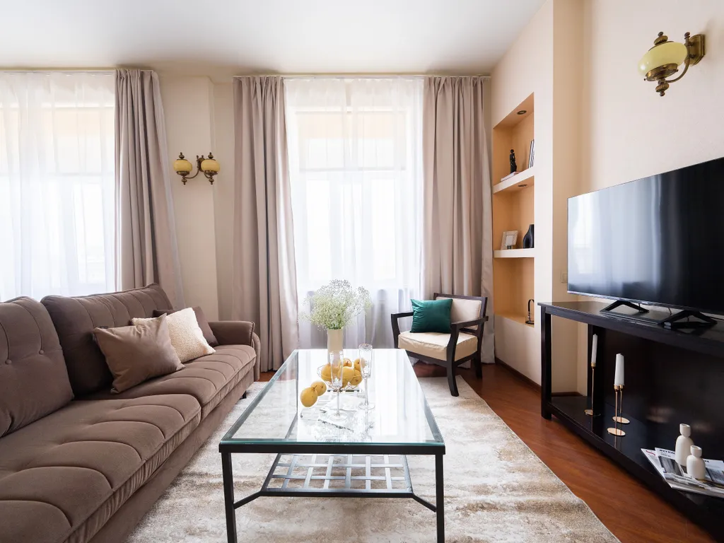 Квартира Квартира Солнечная трешка в двух шагах от набережной — Москва