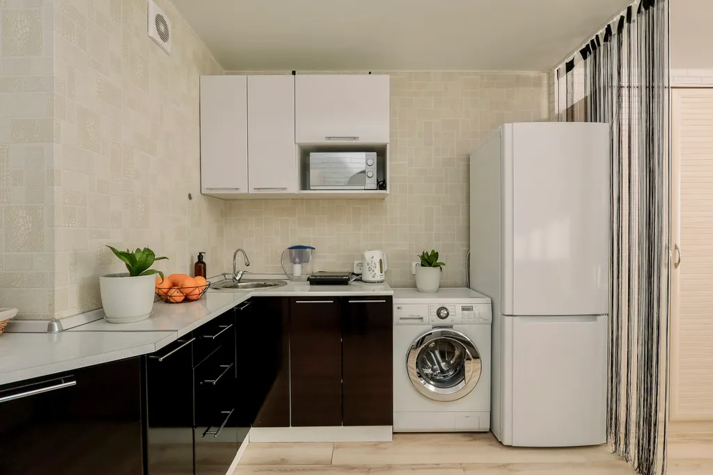 Новая студия  с 2-мя раздельными спальными местами от Город 18