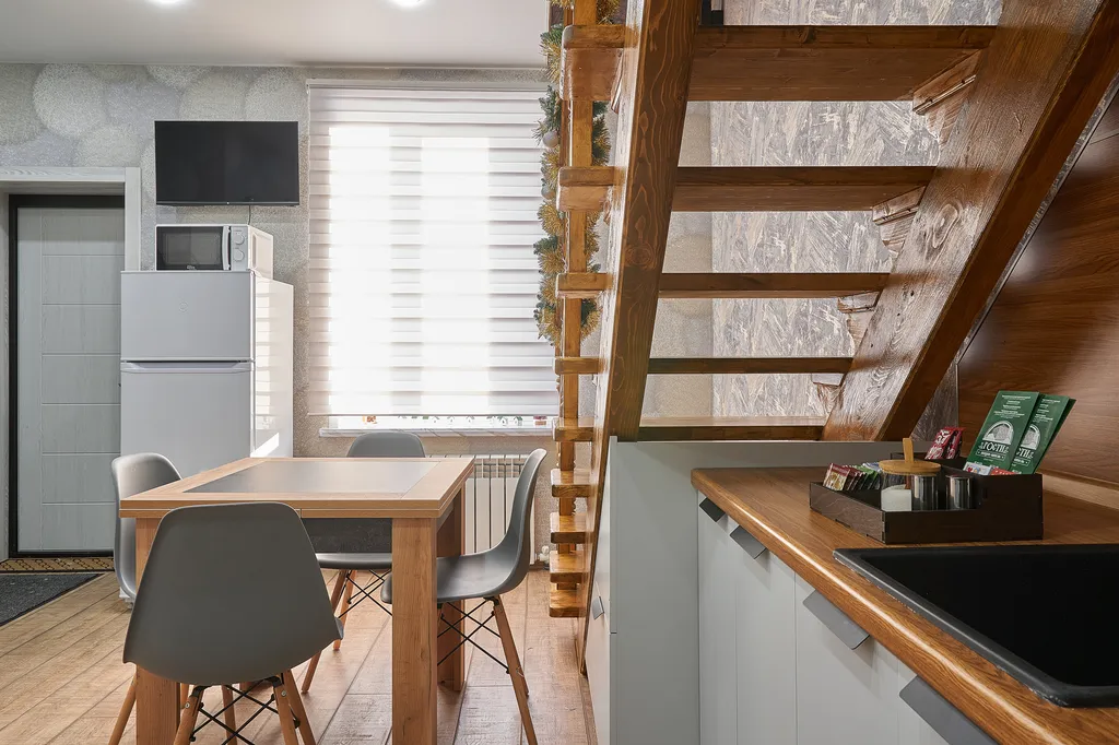 Апартаменты двухуровневые однокомнатные с кухней (апарт 5)