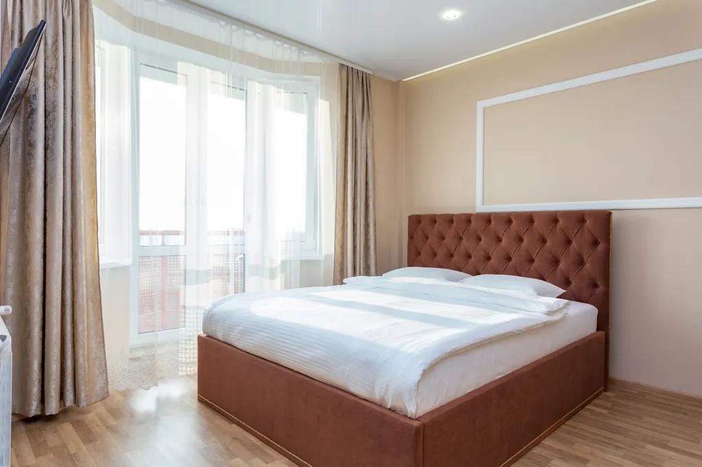 Просторная студия с шикарным видом на парк с высоты 13 этажа