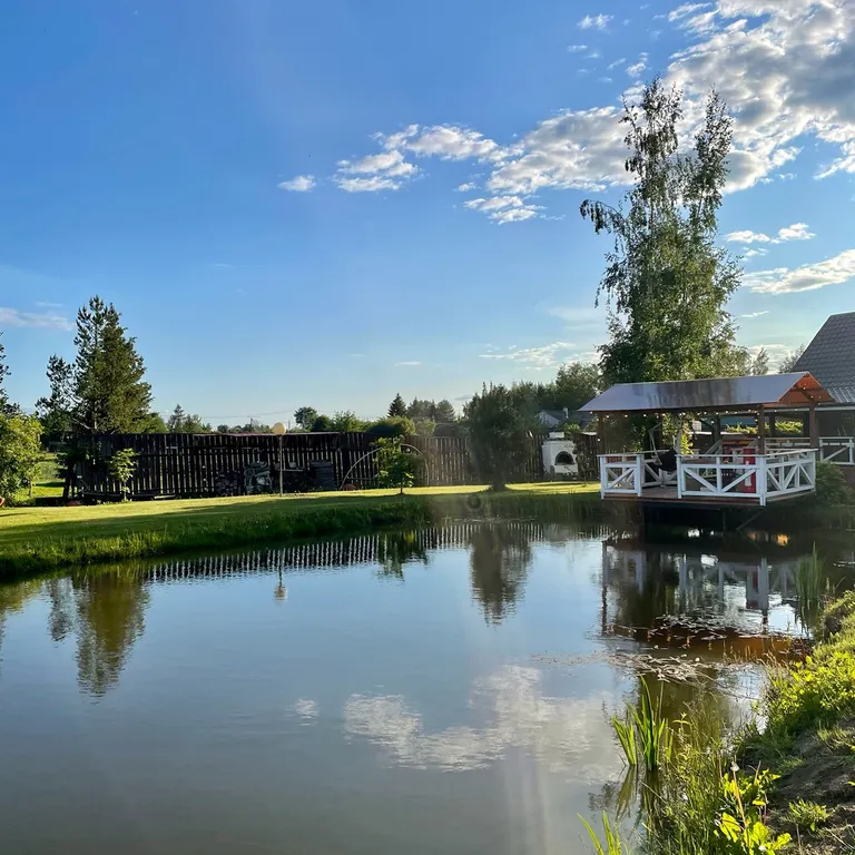 Уютный коттедж в стиле A-Frame