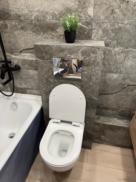 Одноэтажный двухкомнатный дом БарнХаус в черте города