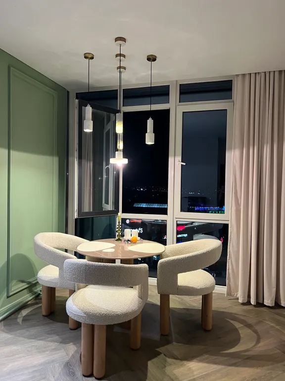 Квартира с видом на город