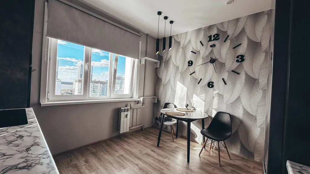 Просторная квартира с видом на Амур и город