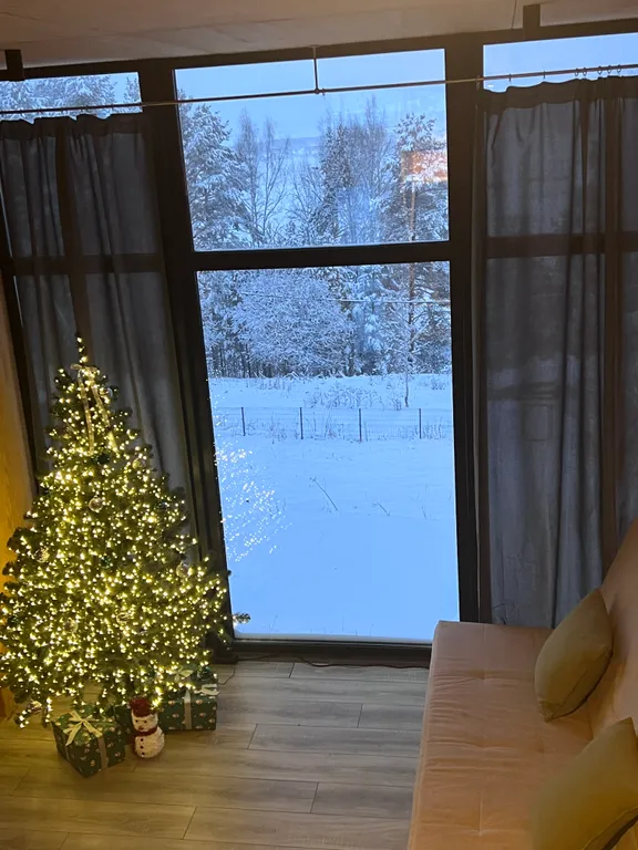 Уютный дом с панорамным видом рядом с природным парком Оленьи ручьи