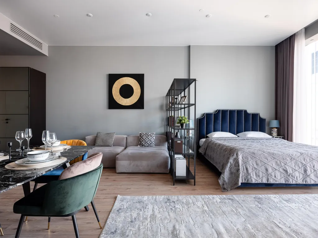 Neva City 43 этаж 51 м2 панорамный вид на небоскребы и город