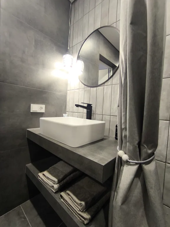 Apartments in a new building with designer renovations