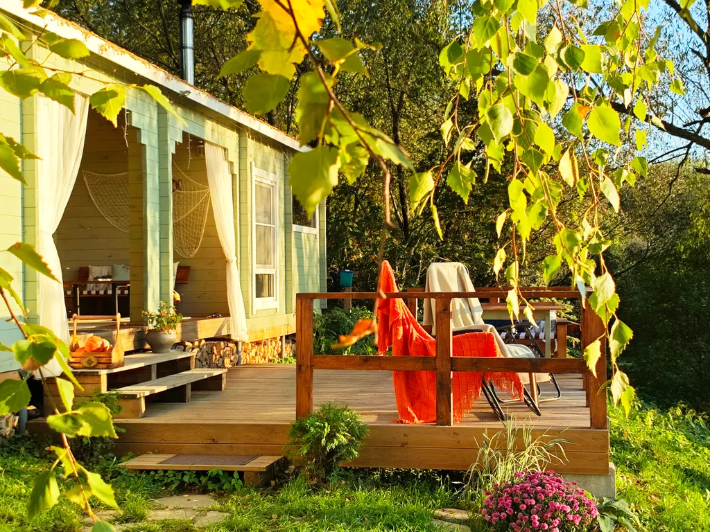 Лес Данкин - домик из Pinterest на Оке