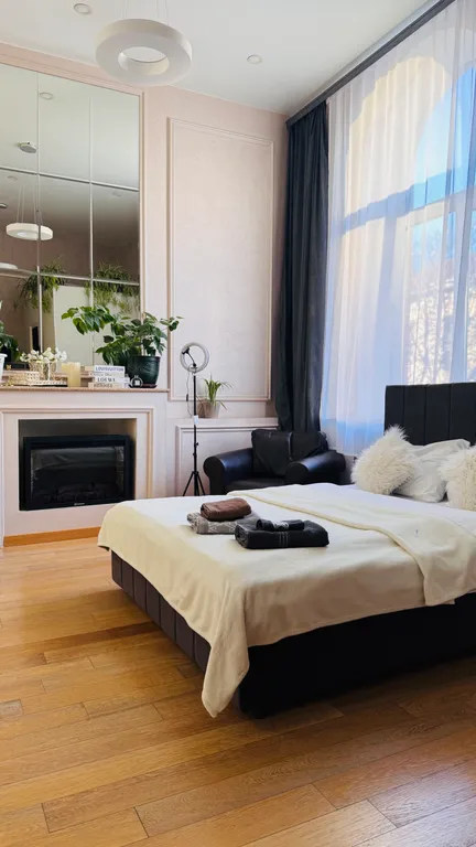 Апартаменты в центре Хабаровска (камин)