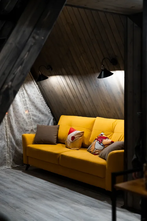 Дом А-Фрейм с террасой №4