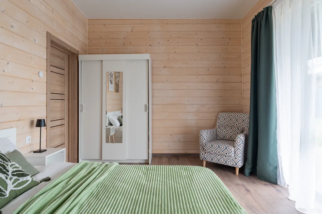 Уютный дом с камином и сауной у Охта Парка