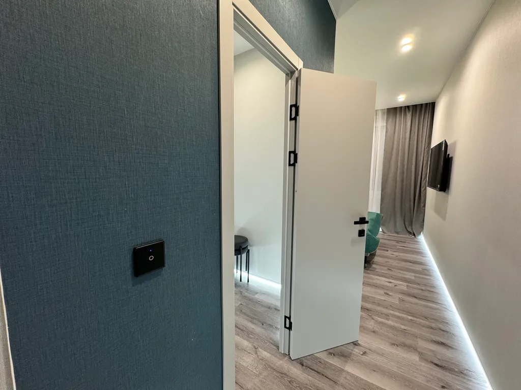 Северное сияние в удобных апартаментах в центре города