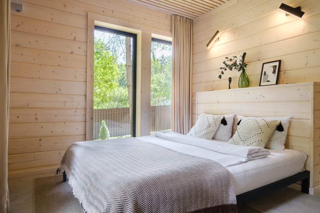 Эстетичное шале в лесу с безлимитом на баню и купель