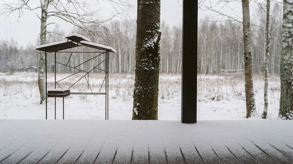 Домик с камином и кондиционером