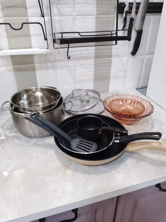 Уютная студия с высокими потолками